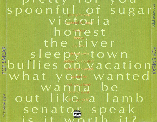 The Verve Pipe : Pop Smear (CD, Album)