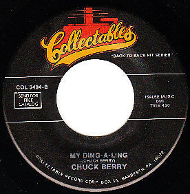 Chuck Berry : Roll Over Beethoven / My Ding-A-Ling (7", Single, RE)