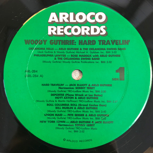 Various : Soundtrack From The Film Woody Guthrie Hard Travelin' (LP, Comp)