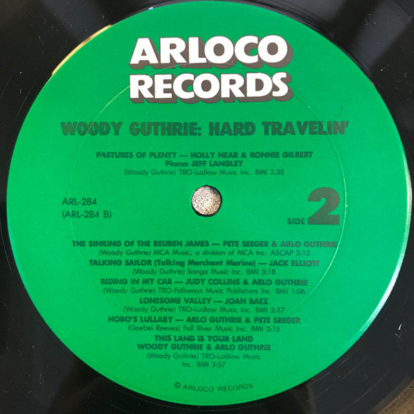 Various : Soundtrack From The Film Woody Guthrie Hard Travelin' (LP, Comp)