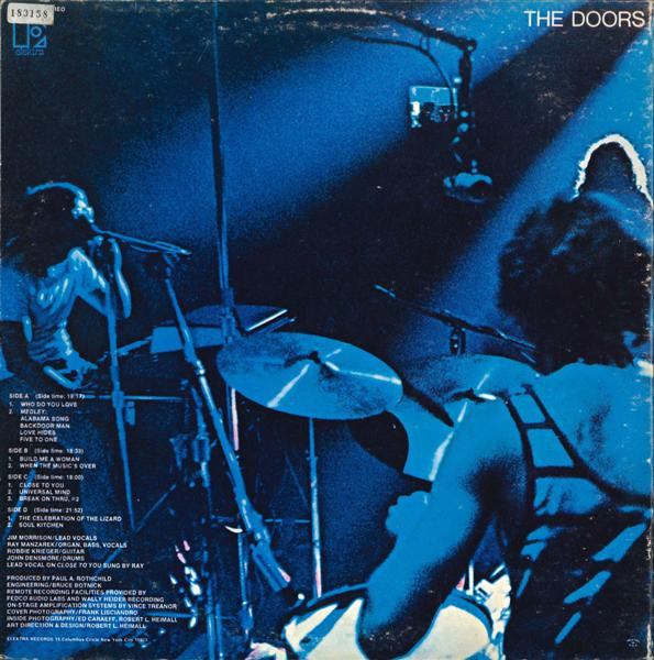 The Doors : Absolutely Live (2xLP, Album, RE, SP )