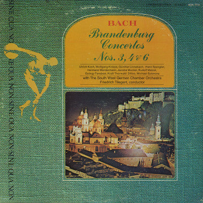Johann Sebastian Bach - Südwestdeutsches Kammerorchester Conductor Friedrich Tilegant : Brandenburg Concertos Nos. 3, 4 & 6 (LP, Album, Ltd)