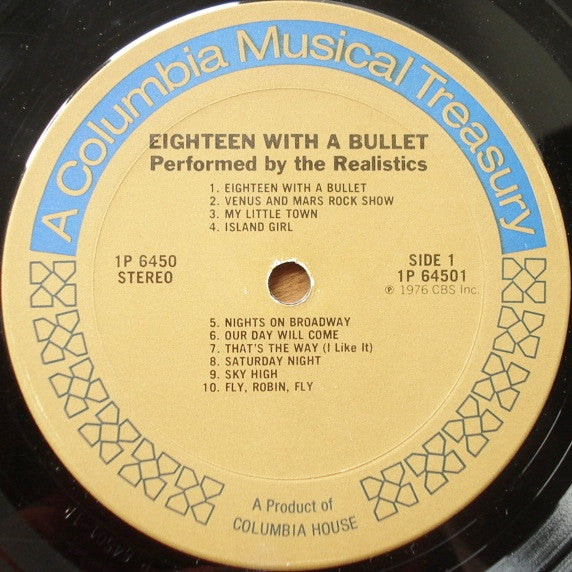 The Realistics (4) : Eighteen With A Bullet (LP, Club)