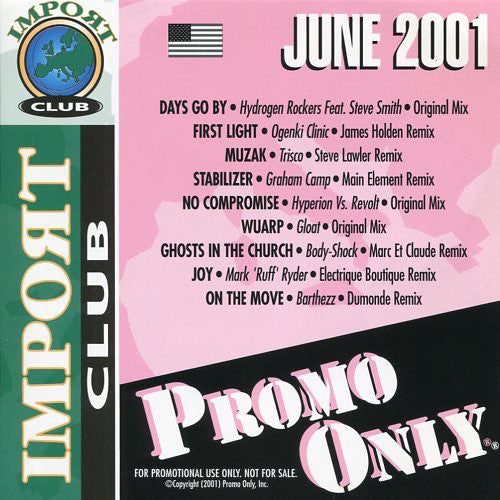 Various : Promo Only Import Club: June 2001 (CD, Comp, Promo)