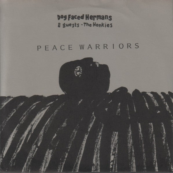 Jonestown (2) / Dog Faced Hermans & Guests The Honkies : Hoax / Peace Warriors (7", Red)
