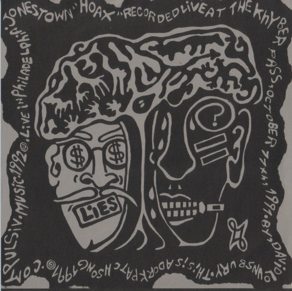 Jonestown (2) / Dog Faced Hermans & Guests The Honkies : Hoax / Peace Warriors (7", Red)