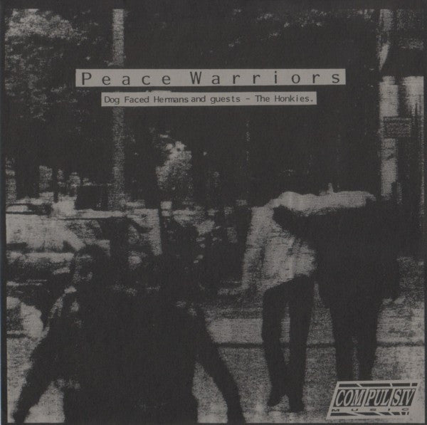 Jonestown (2) / Dog Faced Hermans & Guests The Honkies : Hoax / Peace Warriors (7", Red)