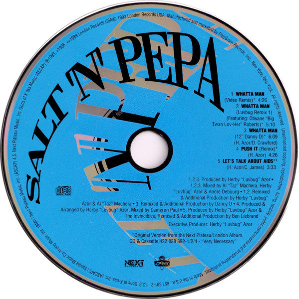Salt 'N' Pepa With En Vogue : Whatta Man (CD, Maxi)