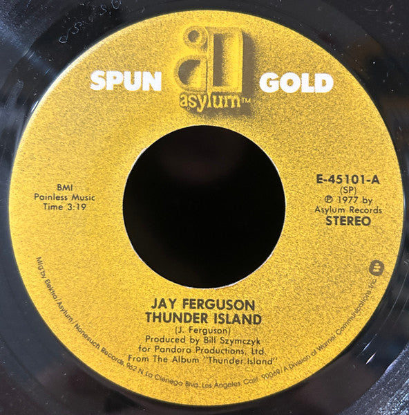 Jay Ferguson : Thunder Island / Shakedown Cruise (7", Single)