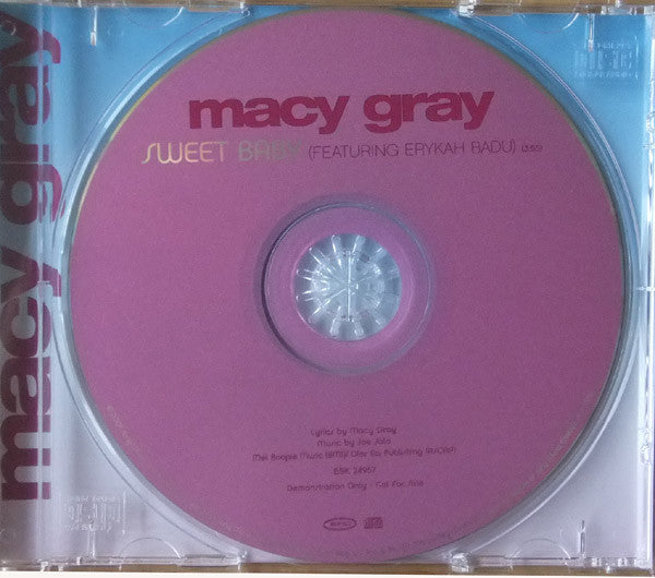 Macy Gray Featuring Erykah Badu : Sweet Baby (CD, Single, Promo)