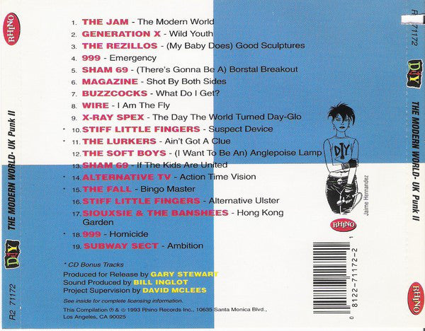 Various : DIY: The Modern World - UK Punk II (1977-78) (CD, Comp, SRC)