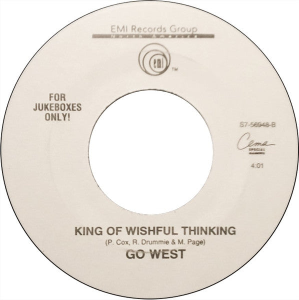 Go West : Faithful / King Of Wishful Thinking (7")
