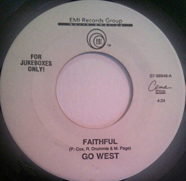 Go West : Faithful / King Of Wishful Thinking (7")