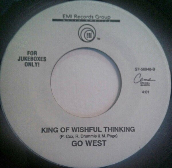 Go West : Faithful / King Of Wishful Thinking (7")