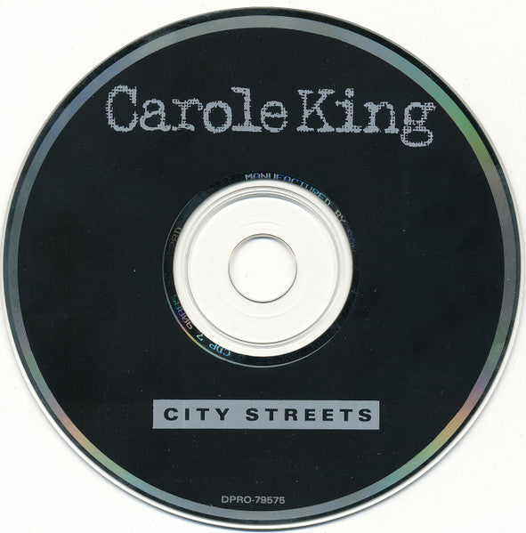 Carole King : City Streets (CD, Album, Promo, Har)
