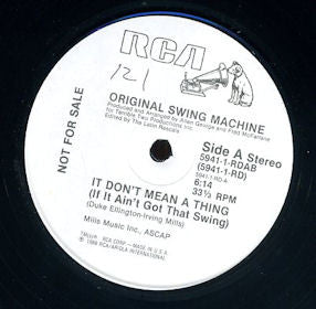 Original Swing Machine : It Don't Mean A Thing (If It Ain't Got That Swing) (12", Single, Promo, Ind)