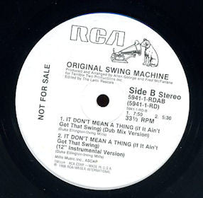 Original Swing Machine : It Don't Mean A Thing (If It Ain't Got That Swing) (12", Single, Promo, Ind)