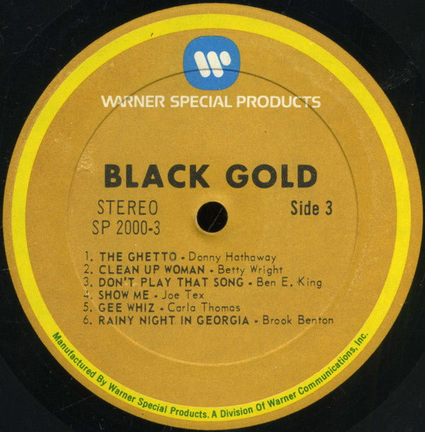 Various : Black Gold - 24 Carats (2xLP, Comp)