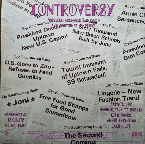 Prince : Controversy (LP, Album, RE, Spe)