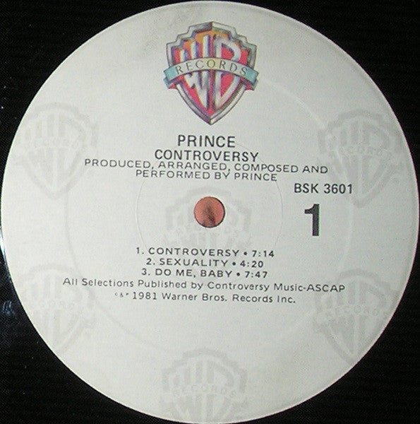 Prince : Controversy (LP, Album, RE, Spe)