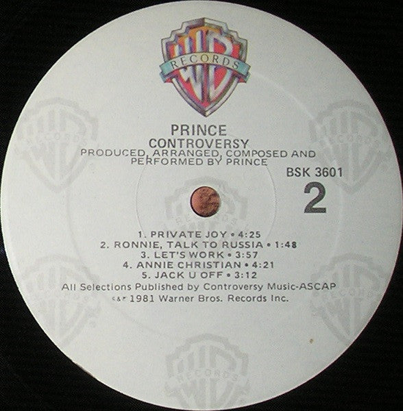 Prince : Controversy (LP, Album, RE, Spe)