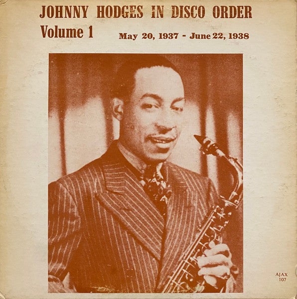 Johnny Hodges : In Disco Order Volume 1 (LP, Comp)