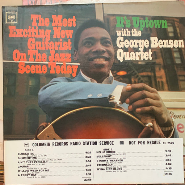 The George Benson Quartet : It's Uptown (LP, Album, Mono, Promo)