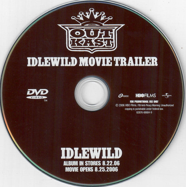 OutKast Featuring Scar (2) & Sleepy Brown : Morris Brown / Idlewild Blue (Don'tchu Worry 'Bout Me) / Idlewild Movie Trailer (2xCD, Promo + DVD-V, Promo)