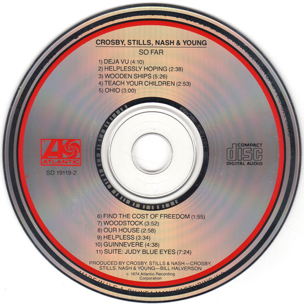 Crosby, Stills, Nash & Young : So Far (CD, Comp, RE)
