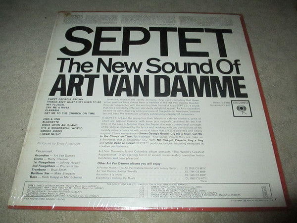 Art Van Damme : Septet: The New Sound Of Art Van Damme (LP)