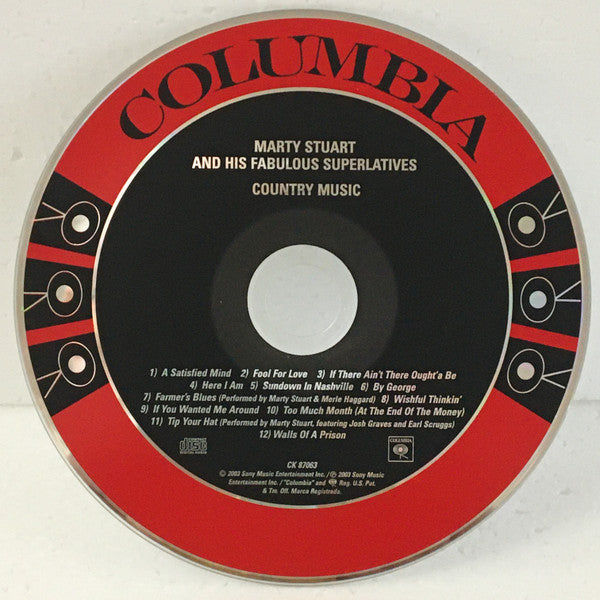 Marty Stuart And His Fabulous Superlatives : Country Music (CD, Album)