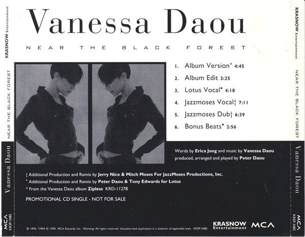 Vanessa Daou : Near The Black Forest (CD, Single, Promo)