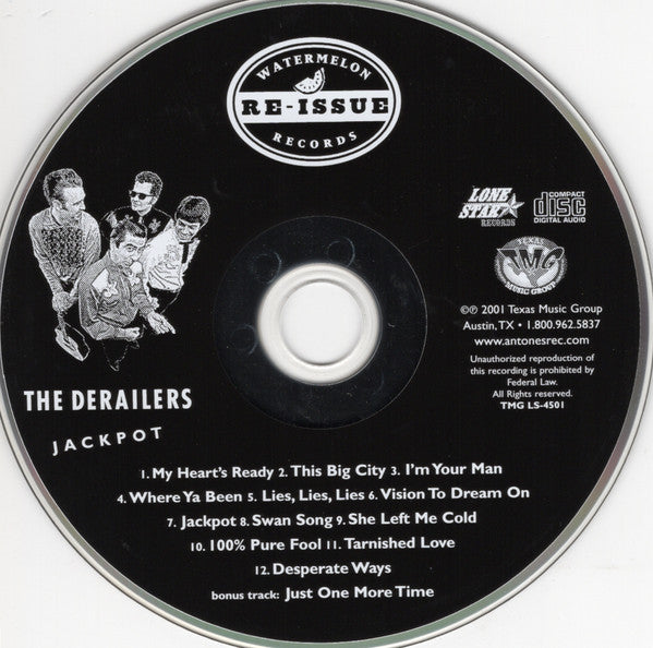 The Derailers : Jackpot (CD, Album, RE)