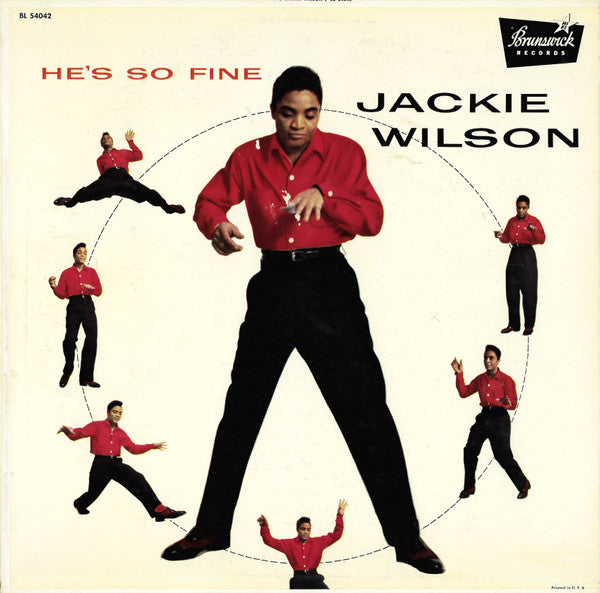 Jackie Wilson : He's So Fine (LP, Album, Mono)