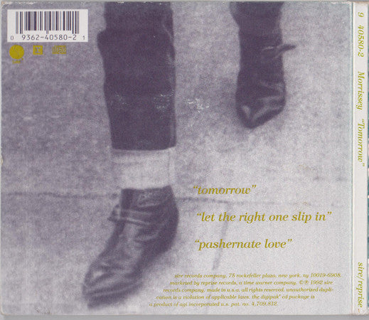 Morrissey : Tomorrow (CD, Maxi, Dig)