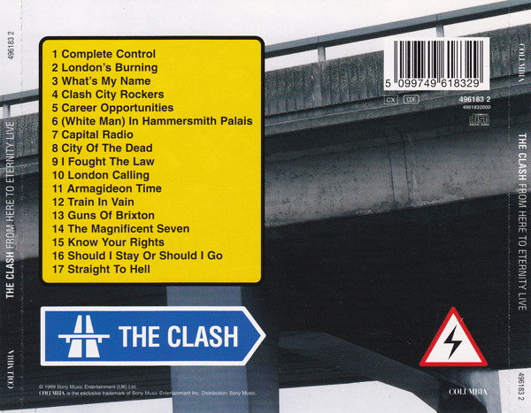 The Clash : From Here To Eternity Live (CD, Album)