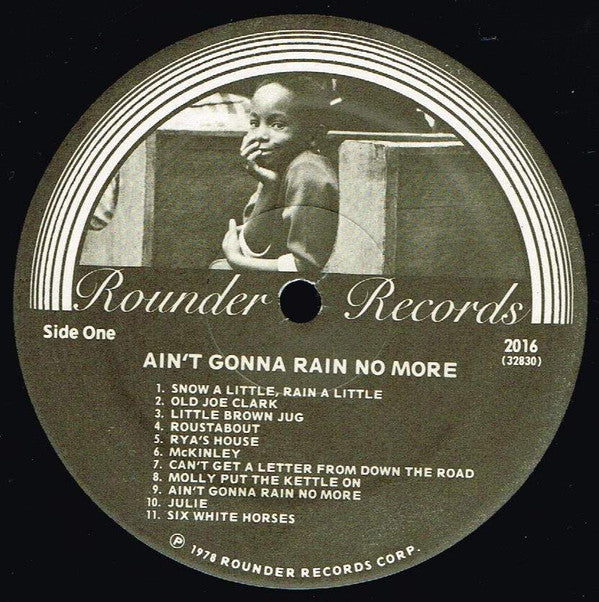Various : Ain't Gonna Rain No More (Blues And Pre-Blues From Piedmont North Carolina) (LP)