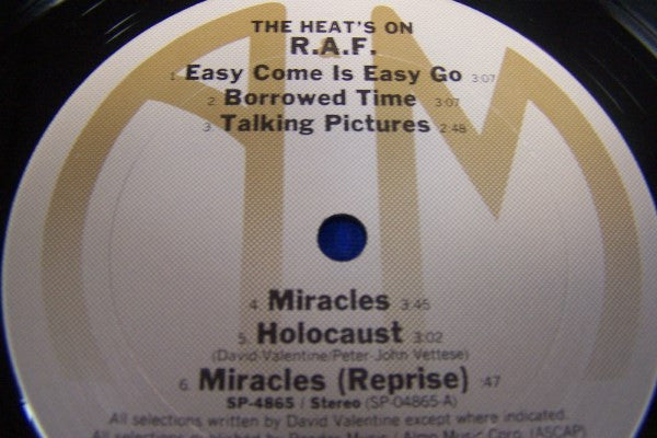 R.A.F. (7) : The Heat's On (LP, Album)