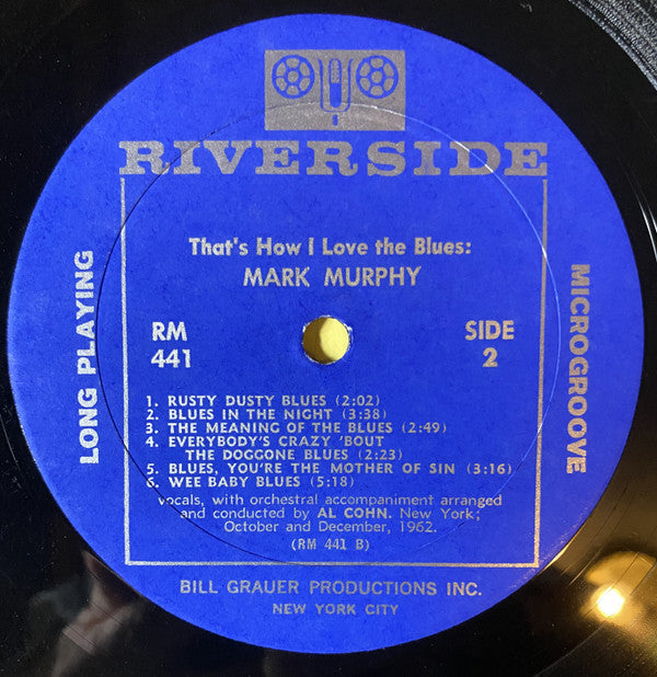 Mark Murphy : That's How I Love The Blues (LP, Album, Mono)