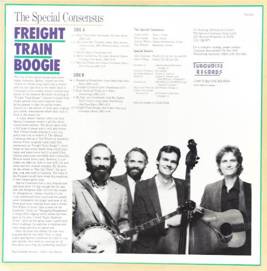 The Special Consensus : Freight Train Boogie (LP, Album)