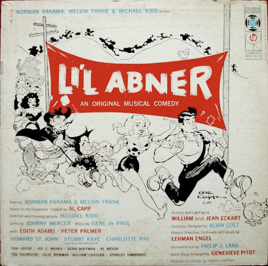 Norman Panama, Melvin Frank & Michael Kidd : Li'l Abner (An Original Musical Comedy) (LP, Album)