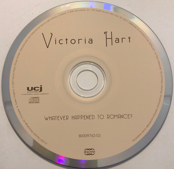 Victoria Hart : Whatever Happened To Romance? (CD, Album)