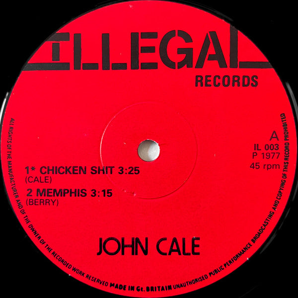 John Cale : Animal Justice (12", EP)