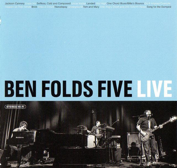 Ben Folds Five : Ben Folds Five Live (CD, Album)