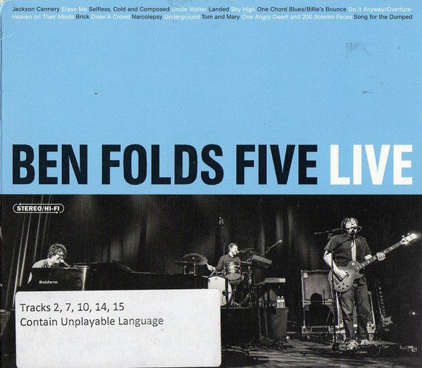 Ben Folds Five : Ben Folds Five Live (CD, Album)