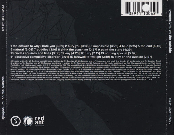 Symposium : On The Outside (CD, Album)