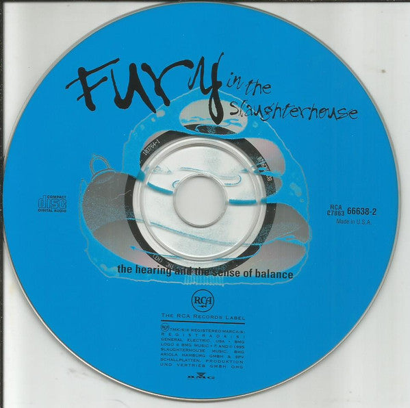 Fury In The Slaughterhouse : The Hearing And The Sense Of Balance (CD, Album)