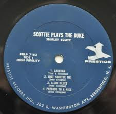 Shirley Scott : Scottie Plays The Duke (LP, Album, Mono, RE)