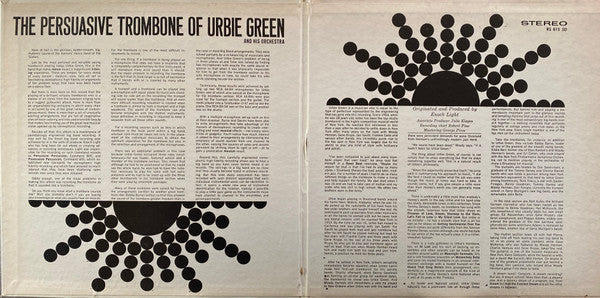 Urbie Green And His Orchestra : The Persuasive Trombone Of Urbie Green (LP, Album, Gat)