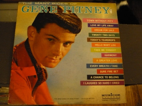 Gene Pitney : The Many Sides Of Gene Pitney (LP, Album, Mono, RP)